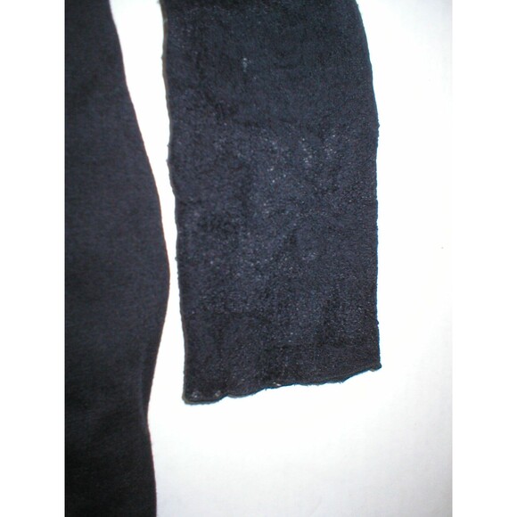 New Womens NWT NIU Black L Designer Dress Lace Wool Long Sleeves Large NIU' - Picture 4 of 11
